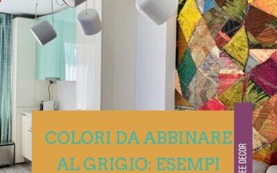 Colori da abbinare al grigio: esempi d’arredamento casa tutt’altro che banali