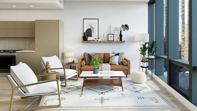 come-appendere-i-quadri-sopra-il-divano-usando-delle-mensole-con-un-stile-moderno