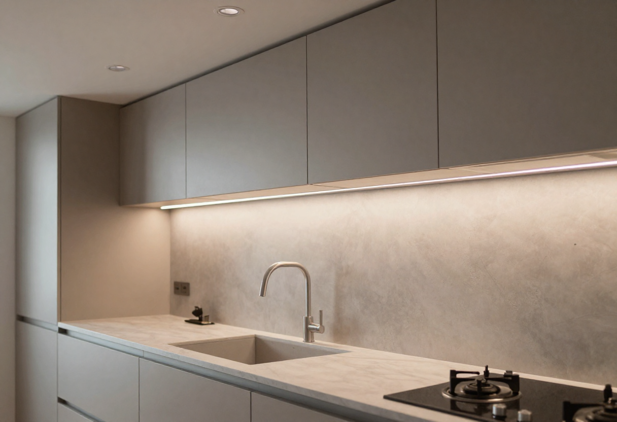 illuminazione cucina guida