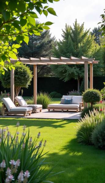 pergola con sdraio