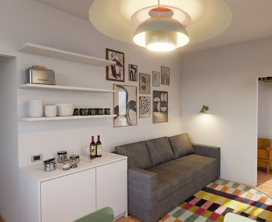 arredare piccoli spazi cucina soggiorno