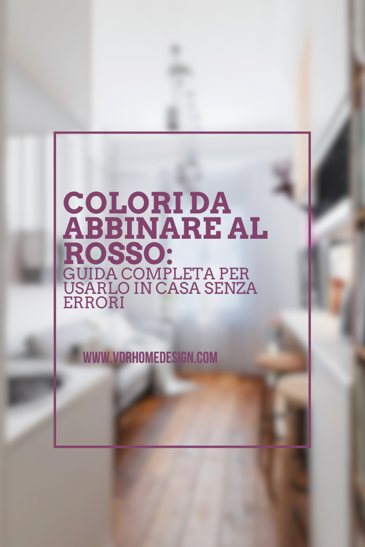 colori da abbinare al rosso