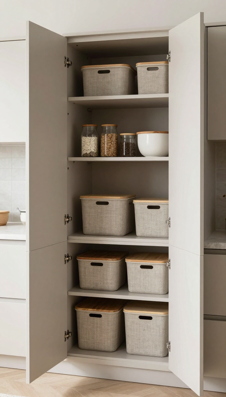 organizzare pensili e colonne cucina