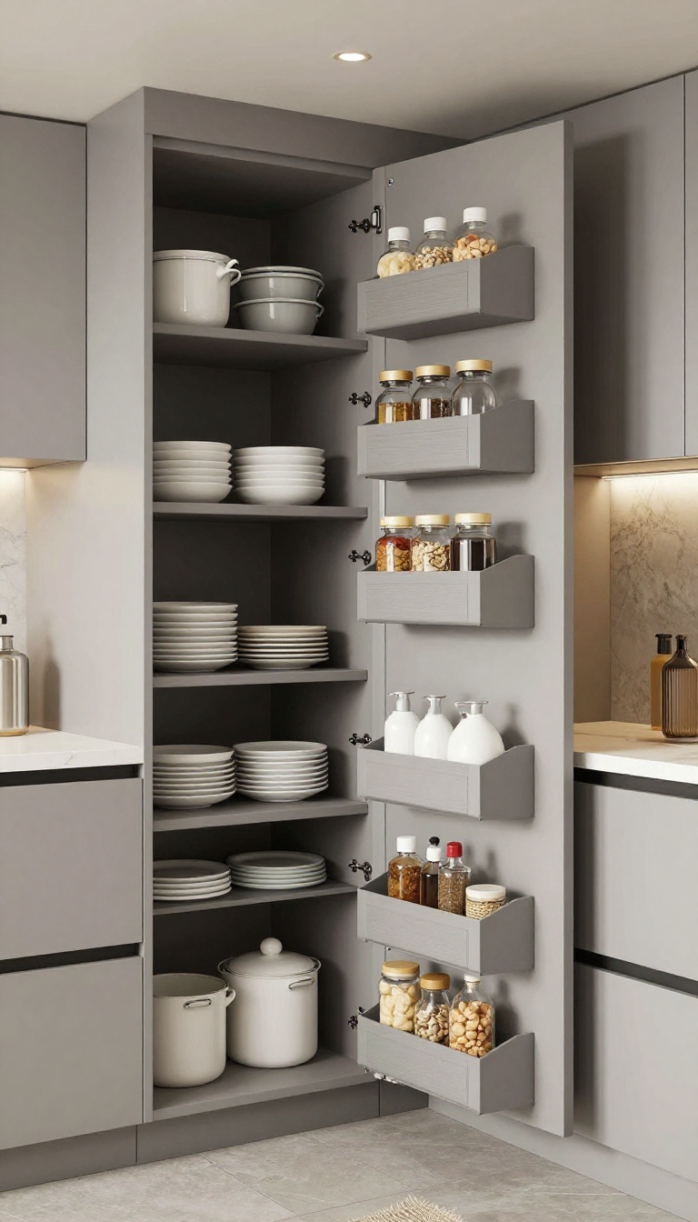 organizzare pensili e colonne cucina